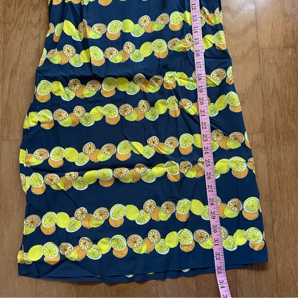 Banana Republic Citrus Lemon Print Shirt Dress - Picture 5 of 6
